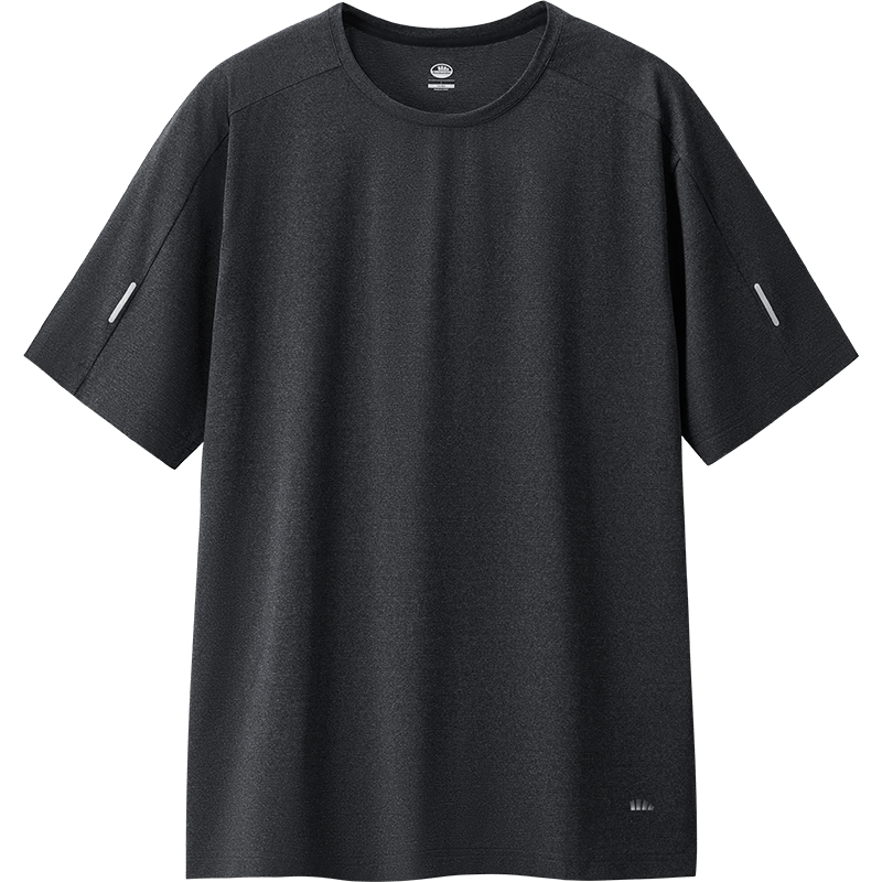 Beneunder Men's Short Sleeve T-Shirt, Summer Sports Quick-Dry T-Shirt, Breathable Comfortable Round Neck Loose Undershirt HI943