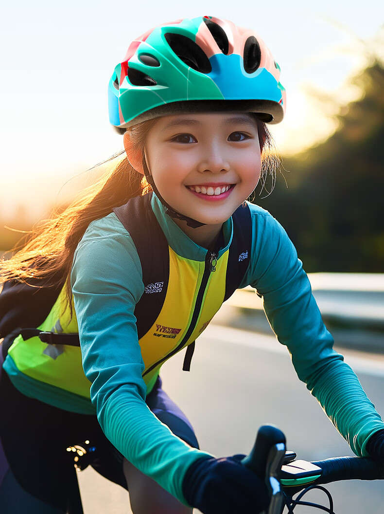 Little Champion Kids Helmet Protective Gear Upgraded Inline Skating Cycling Integrated Adjustable Head Size Single Helmet Pink Back-to-School Gift 2
