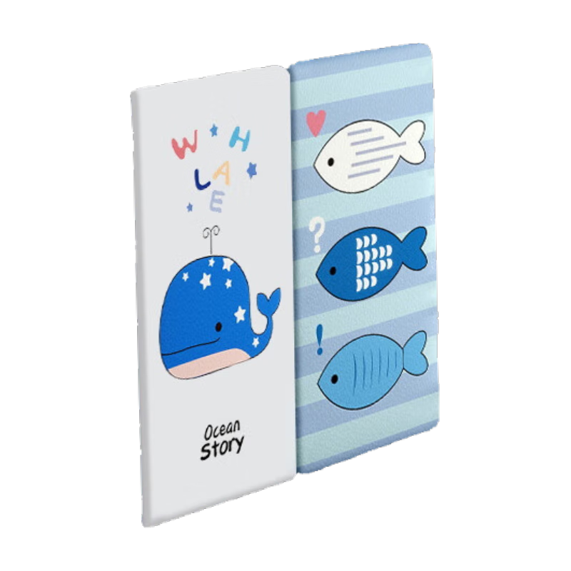 Aibaoshi Anti-Collision Wall Sticker, Thickened Soft Padding Wall Decal, Cartoon Wall Sticker for Children's Bed And Sofa, Anti-Collision Pad, Underwater Adventure S817