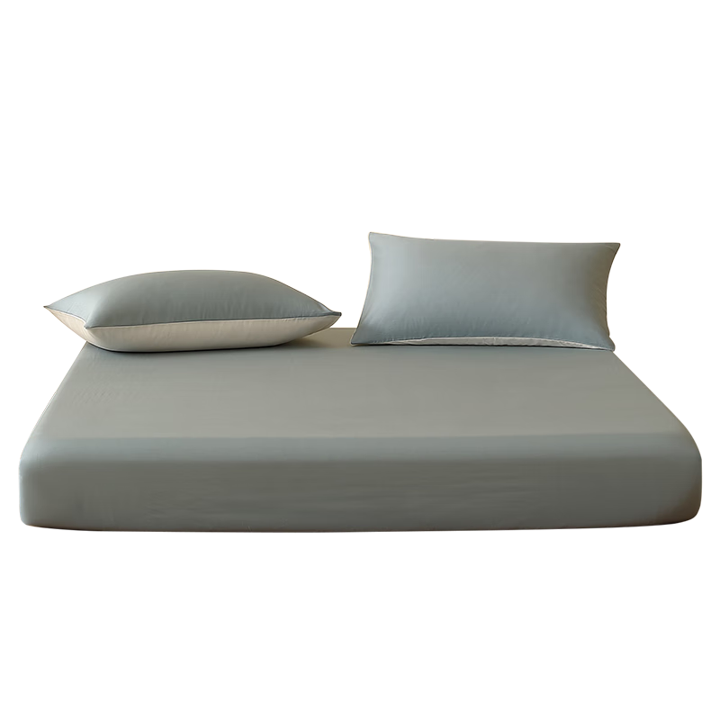 Shuixingjiafang Cotton Bed Cover, Class A 100% Pure Cotton Bed Sheet, Dirt-Proof Mattress Cover Protector, 1.8x2 Meters