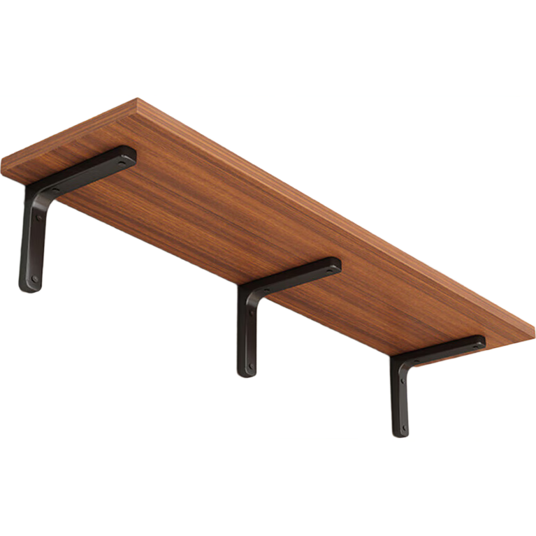 Anerya Wall Shelf, Wall-Mounted Storage Rack, Dormitory Wooden Board Wall-Mounted Bookshelf, Straight Shelf Storage Rack 2