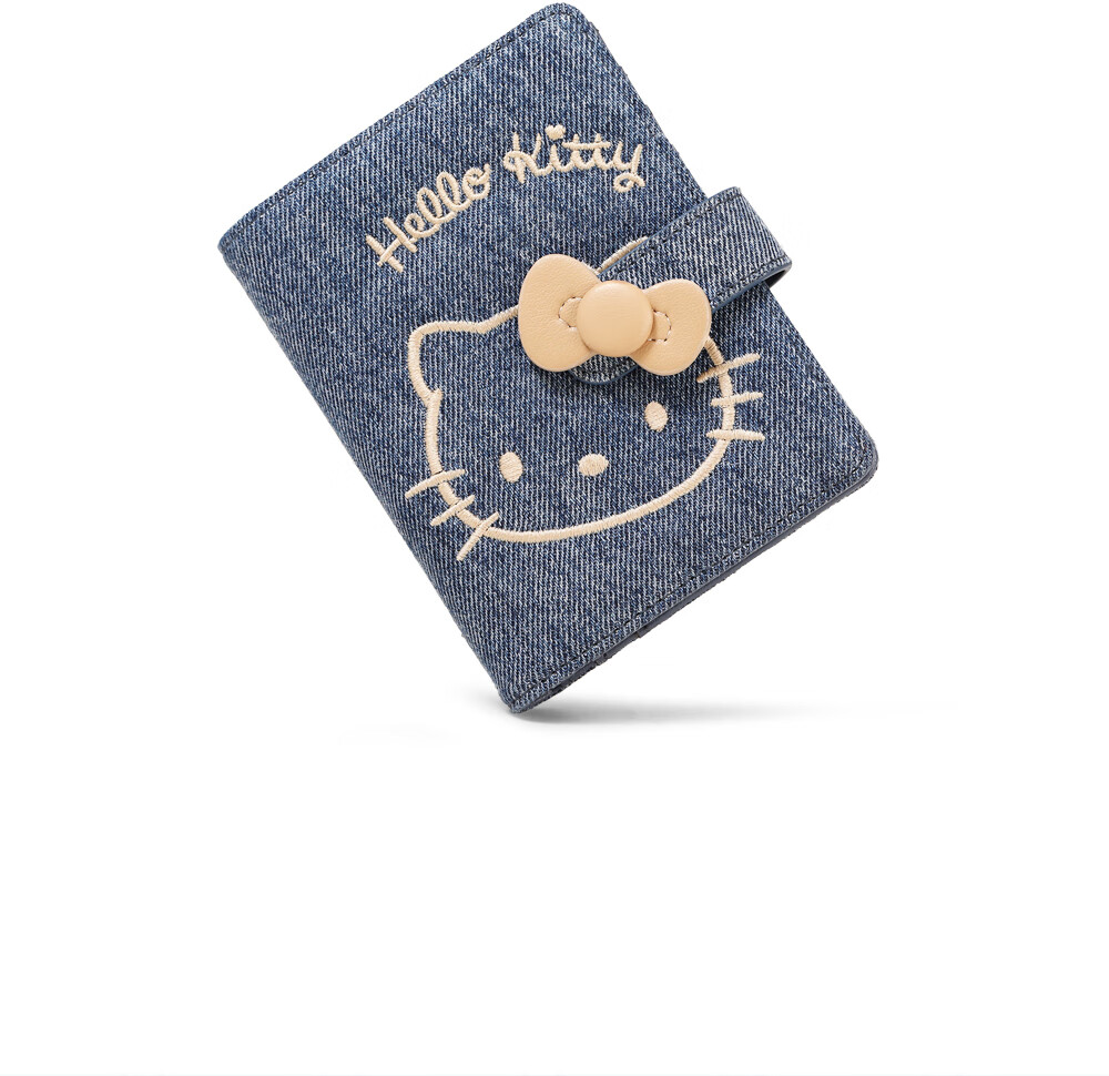 Toutou Birthday Gift, Hello Kitty Wallet, Cute Denim ID Holder, Bank Card Case, Sanrio, for Girlfriend 9