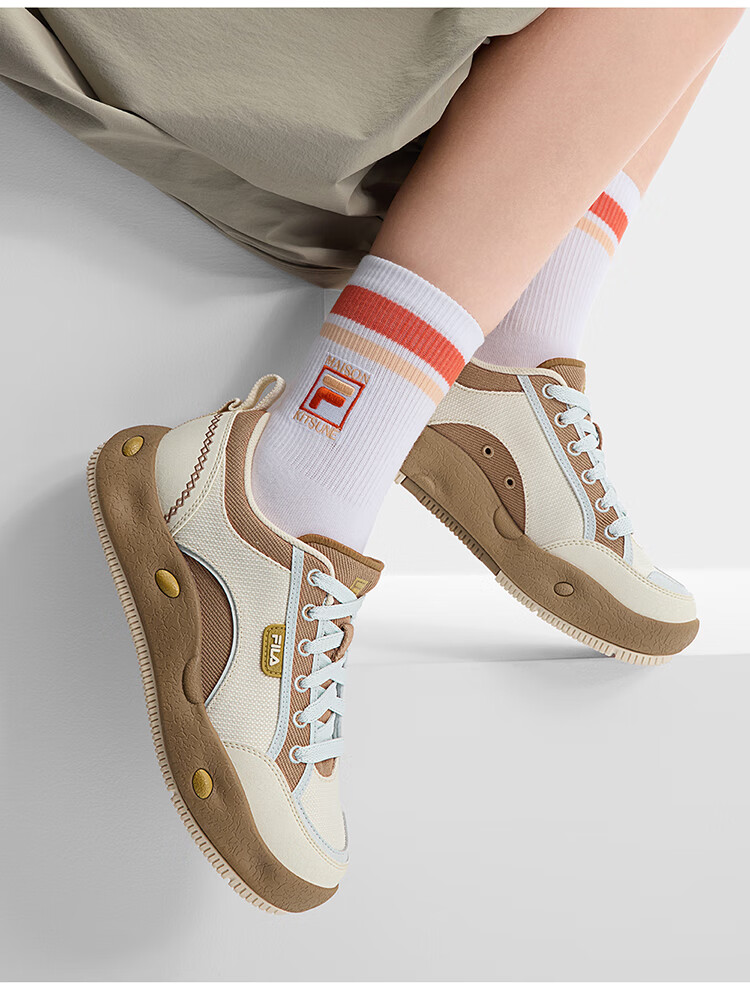 FILAFILA Official Women's COOKIES Retro Canvas Shoes Fashion Casual Sneakers 43