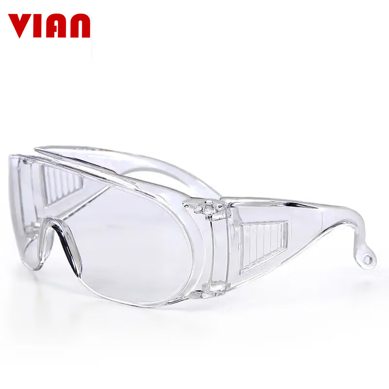 VIAN Goggles, Dustproof, Windproof, Sandproof, Transparent, High-Definition, Protective Eyewear, Splash-Proof, Impact-Resistant, Windshield Glasses, 1790HC Goggles