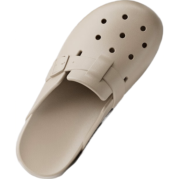 Poxi Thick-Soled Closed-Toe Slip-On Women's Summer Breathable Shoes, Light Sand Color, Size 37-38