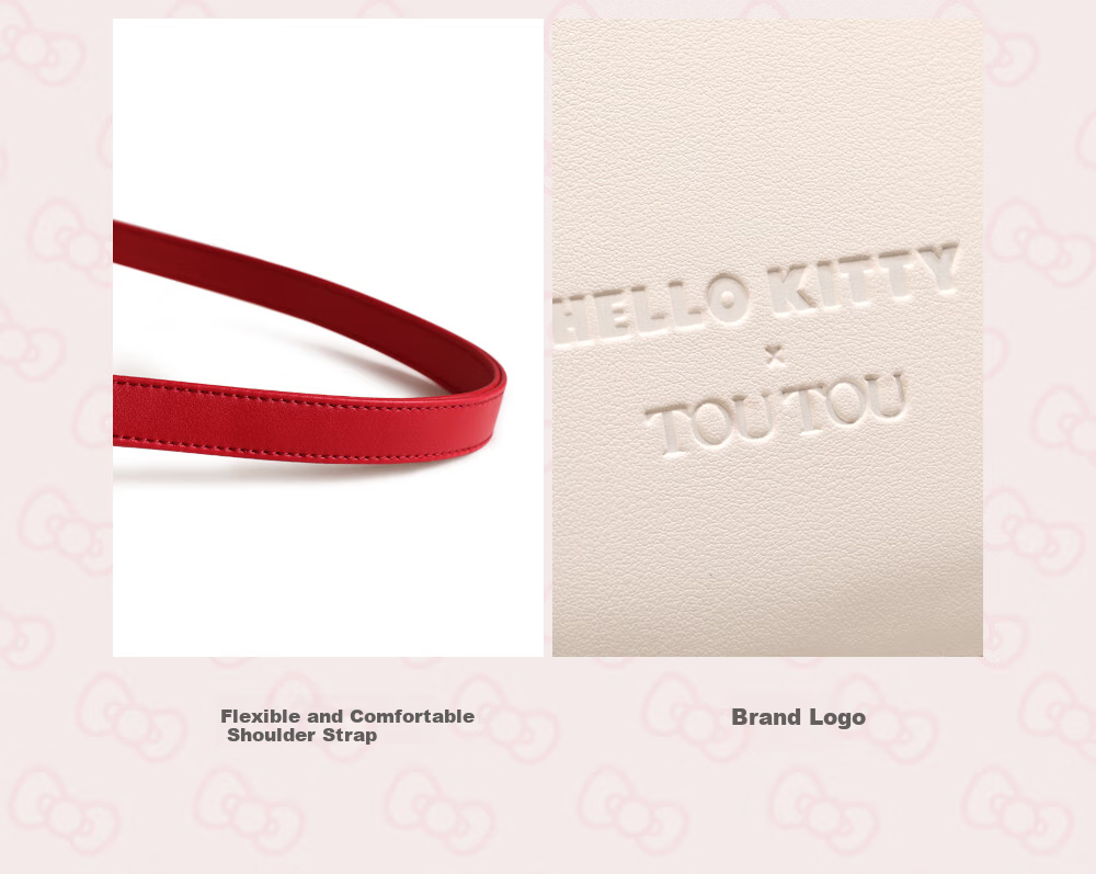 Toutou Hello Kitty Kitten Shoulder Bag, Underarm Bag, Birthday Gift for Best Friends, Tote Bag 42