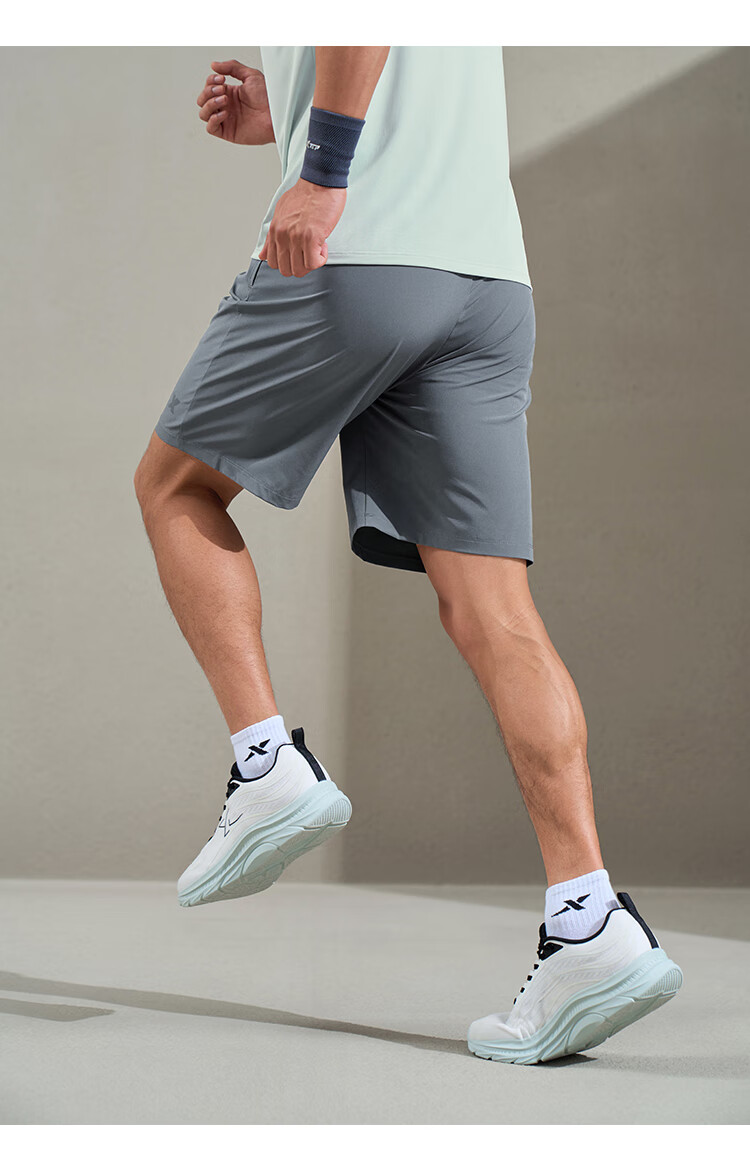 Xtep Woven Sports Shorts Outdoor Fitness Running Summer Student Training 19