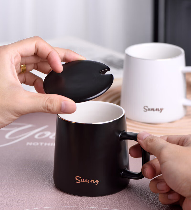 ZARVYRELAXED Premium Gift Box Ceramic Warm Cup, Constant Temperature Cup, Smart Heating And Insulation Coffee Cup, Business Office Gift Water Cup 2