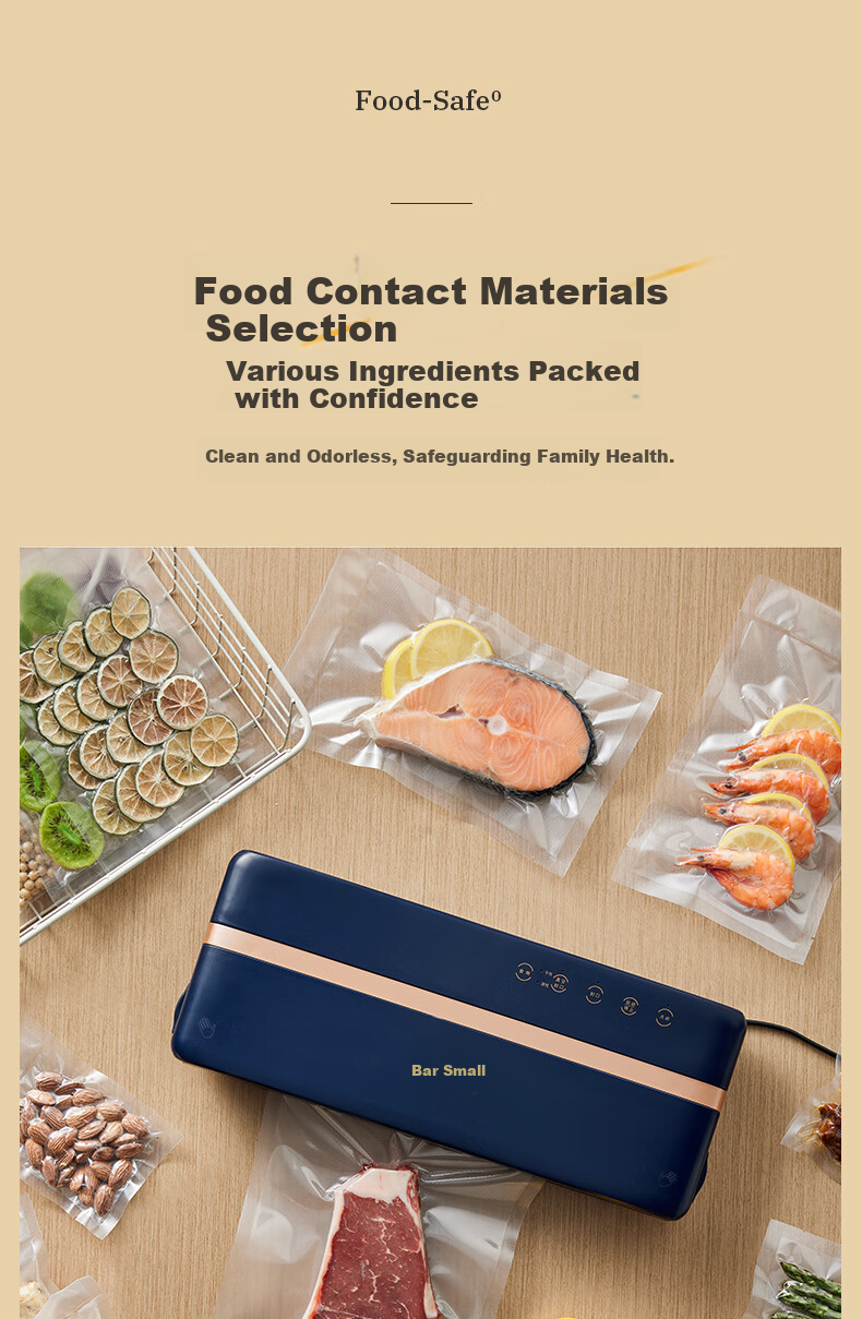 Bear Food Vacuum Sealing Bags Fresh-Keeping Bags [Food-Grade Material] 30*300cm (3 Rolls) Zongzi Packaging Bags 3