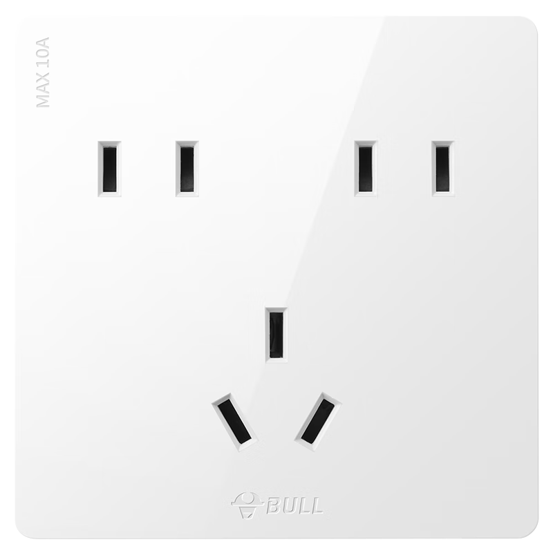 BULL Surface-Mounted Large Panel Switch Socket, G59 Series, Seven-Hole Socket, G59Z323
