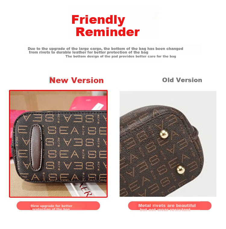 Laorentou Ladies Handbag, Large Capacity Phone Bag, Monogram Shoulder Crossbody Bag, Mom Bag, Valentine's Day Gift for 520 12