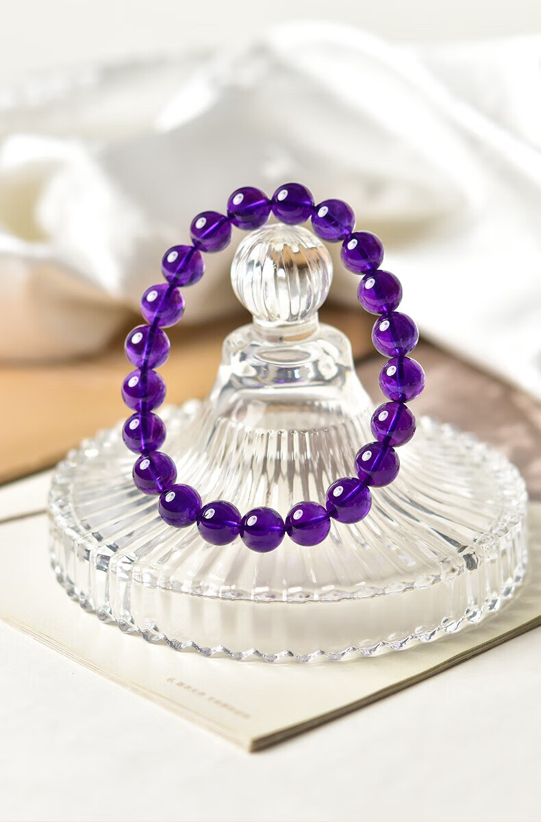 Grace Girl Purple Energy East-Coming Bracelet for Women, Luxurious High-End Amethyst Beaded Bracelet, Anniversary Birthday Gift for Girlfriend 6