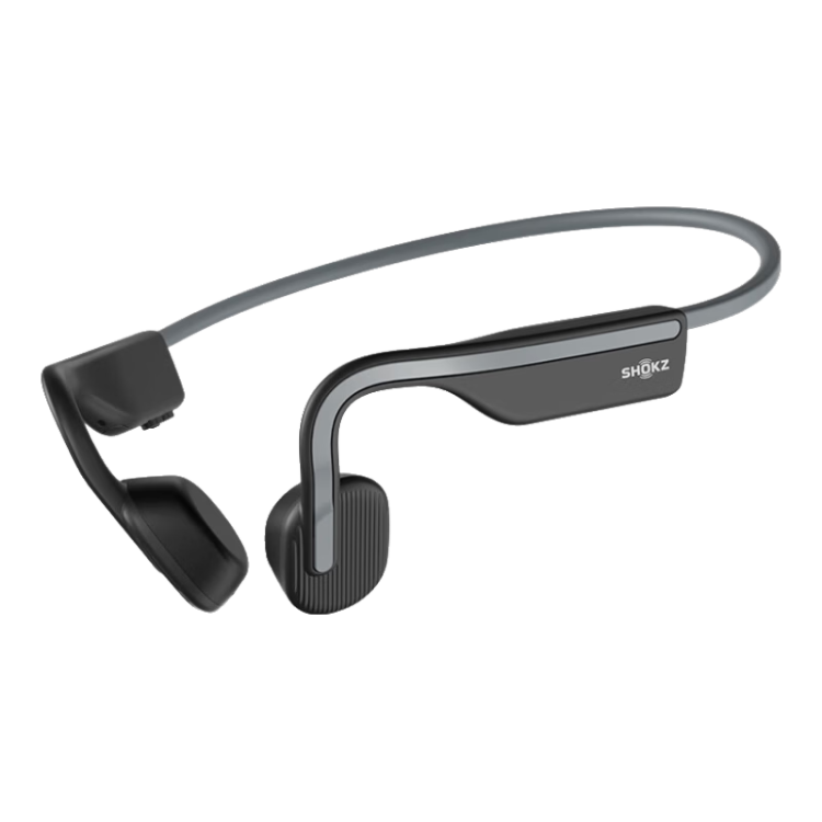 Shokz (SHOKZ) OpenMove S661 Bone Conduction Bluetooth Wireless Open-Ear Headphones Non-In-Ear Sports Running Call Noise Cancelling One Pair Mysterious Gray