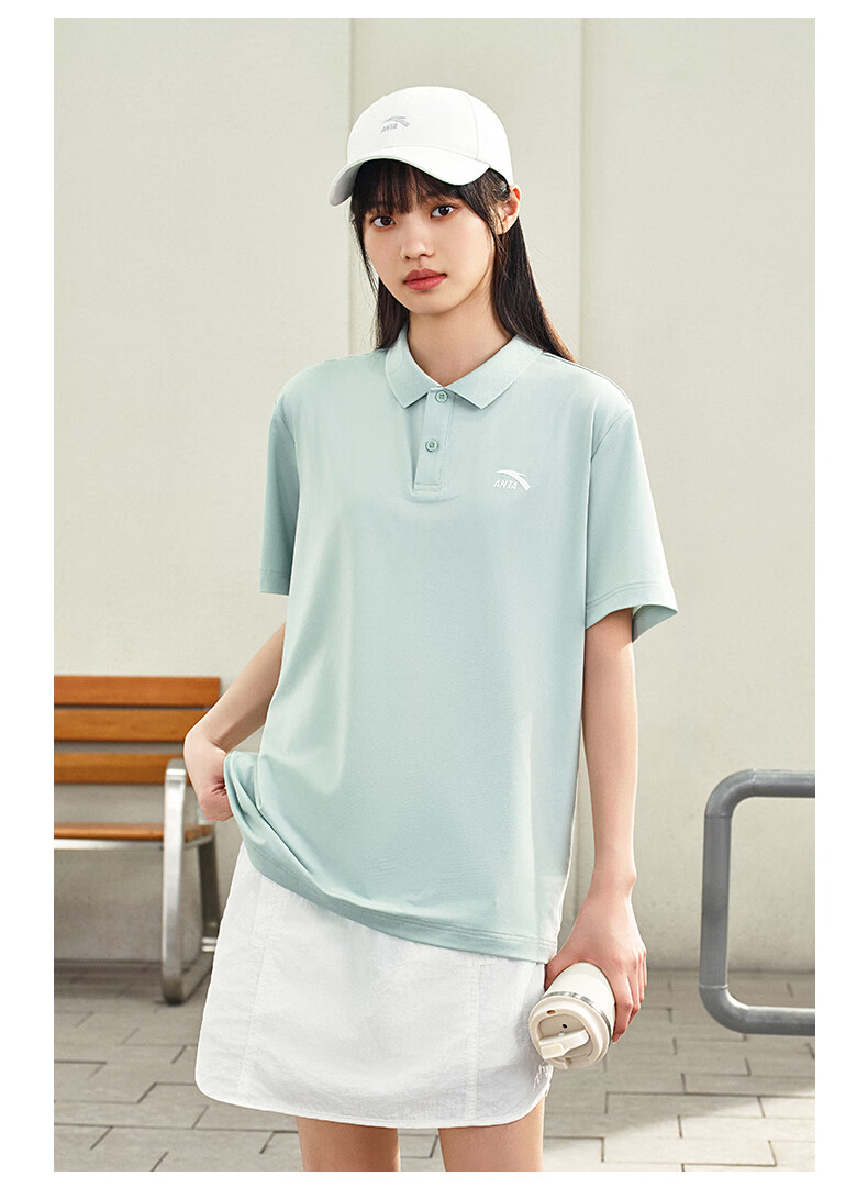 Anta Xingdong Polo | Casual Collared Short Sleeve Men's Summer Quick-Dry Business Commuter Colorful Polo Shirt Top 14