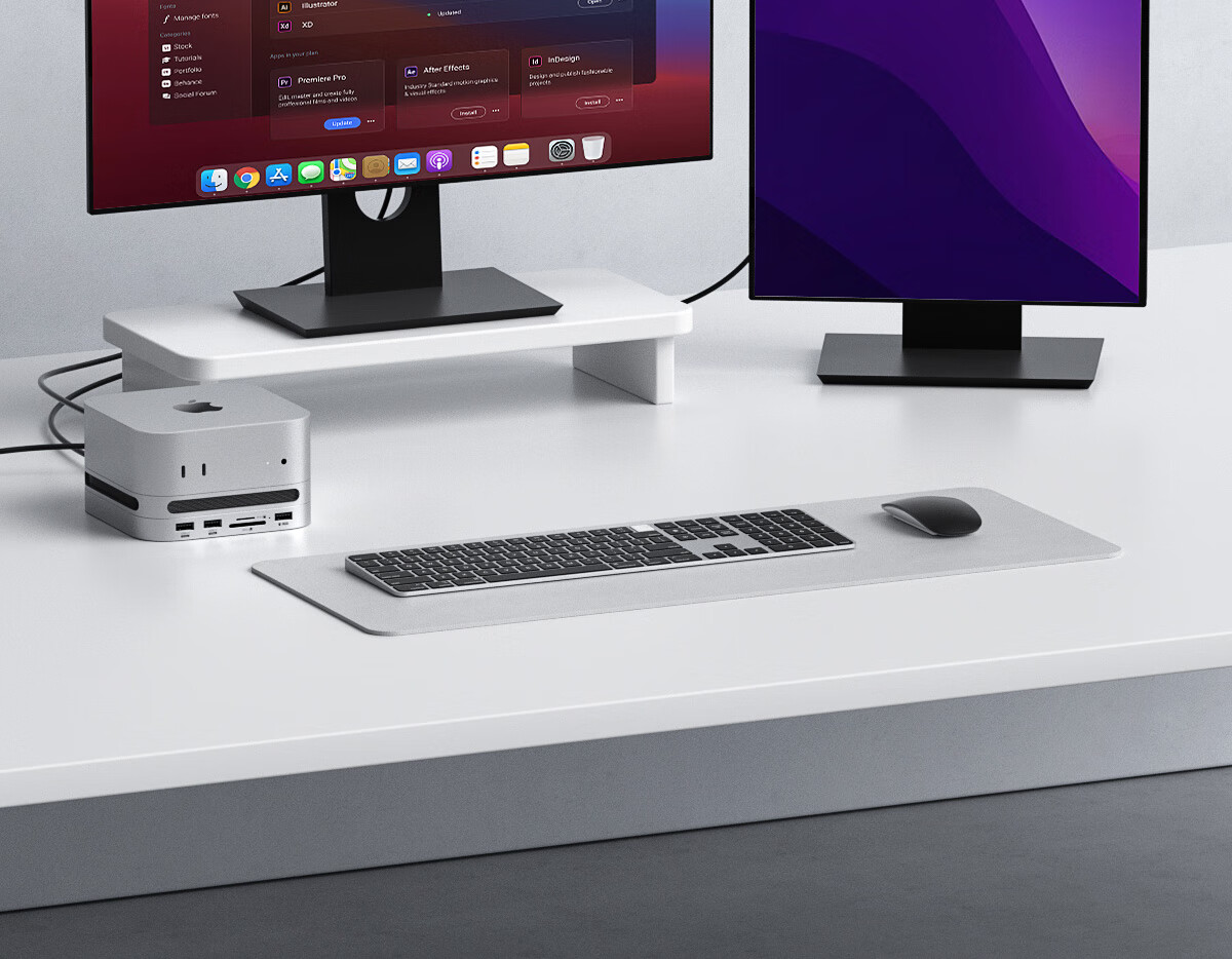 Hagibis Expansion Dock Compatible with Macmini M6/M5Pro/M4 Base, Hard Drive Enclosure, M.2 Expansion SD/TF4.0 Card Reader, USB-C Interface, Desktop Stand 5