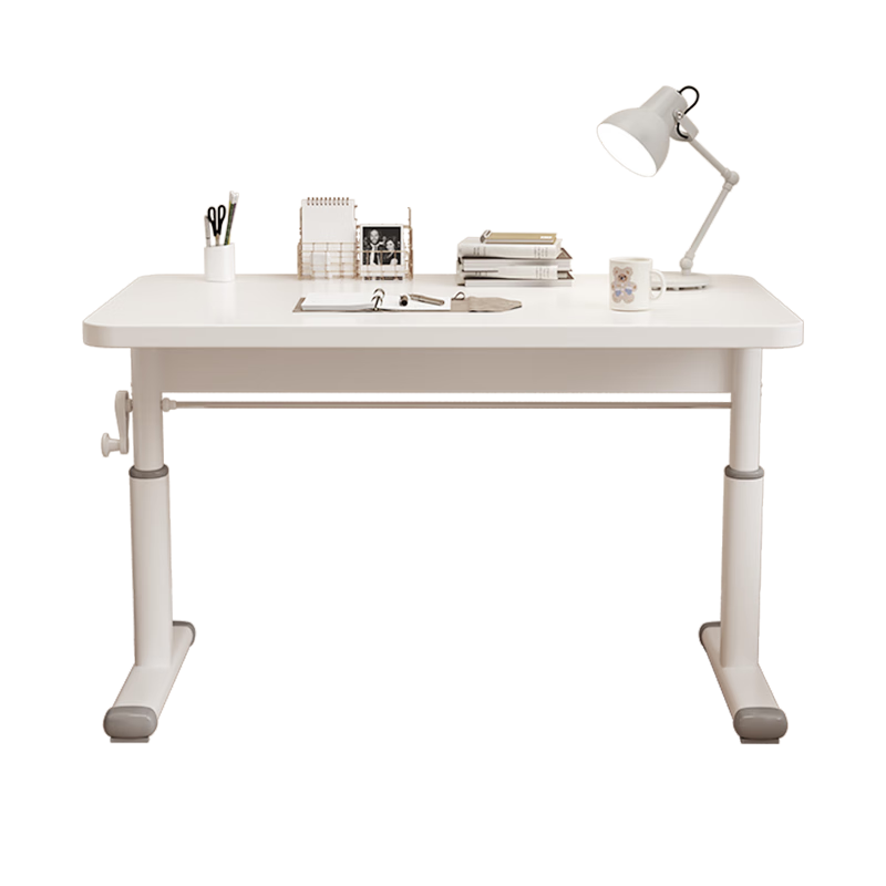 XIAOJIANGCAI Adjustable Children's Study Desk And Chair Set for Ages 6-18, Elementary School Student Homework Room Learning Table And Chairs Kit 120