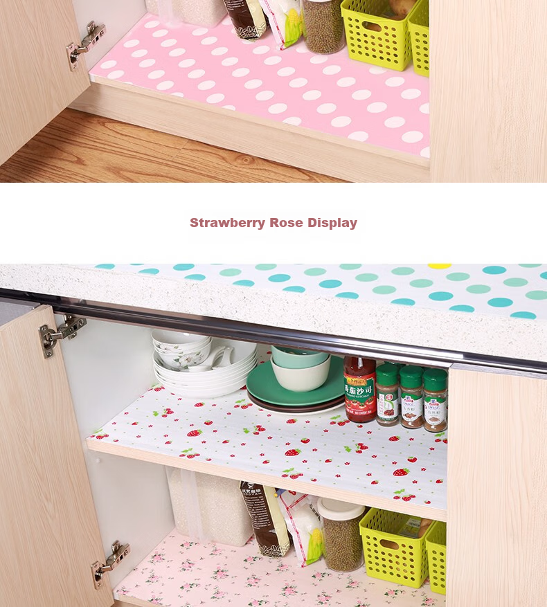 Gongxun Kitchen Oil-Proof Sticker, Stove Countertop Film, Drawer Liner, Self-Adhesive Wallpaper, Jazz White, 0.6*10 Meters 5