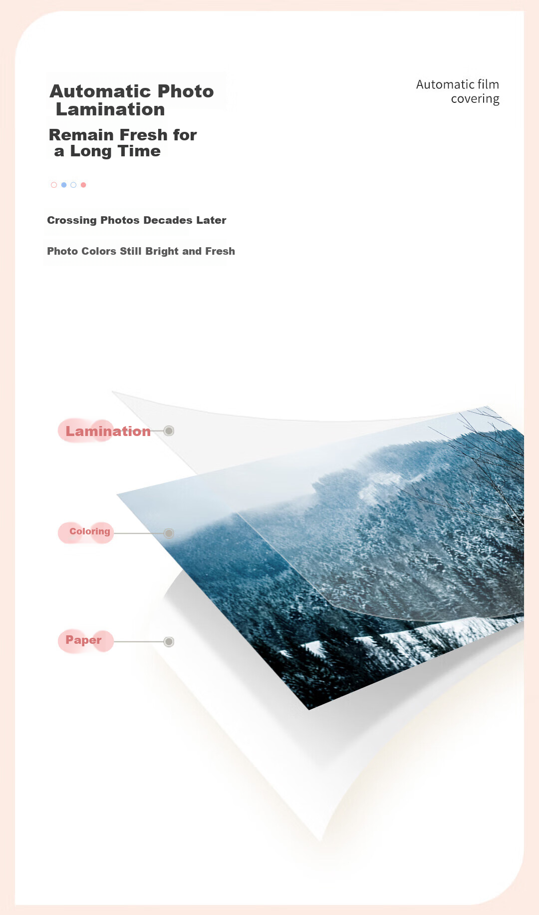 HPRT CP2100 Mobile Photo Printer Kit Instant Printing for Home And Portable Use Bluetooth Connection Student Children Women Birthday Holiday Gift Includes 30 Sheets of Photo Paper 9