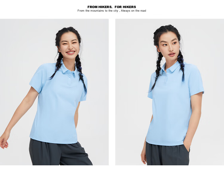 Toread Women's Quick-Dry Polo Shirt Outdoor Sports Breathable Short Sleeve T-Shirt Sorona Solid Color Casual Top White 2XL 14