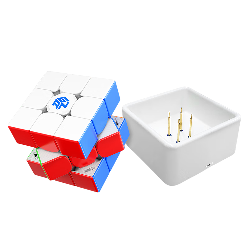 GAN Magic Cube Intelligent Three-Level Magnetic Educational Toy for Children, Competition Birthday Gift, 12uiFreePlay Rechargeable Base Versio