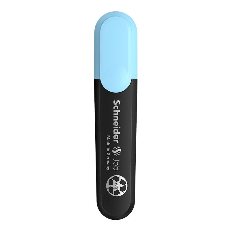 Schneider Large Capacity Fluorescent Highlighter Pen Color Marker Student Study Note Office School Essential 1-5mm Sky Blue Single Piece 1510