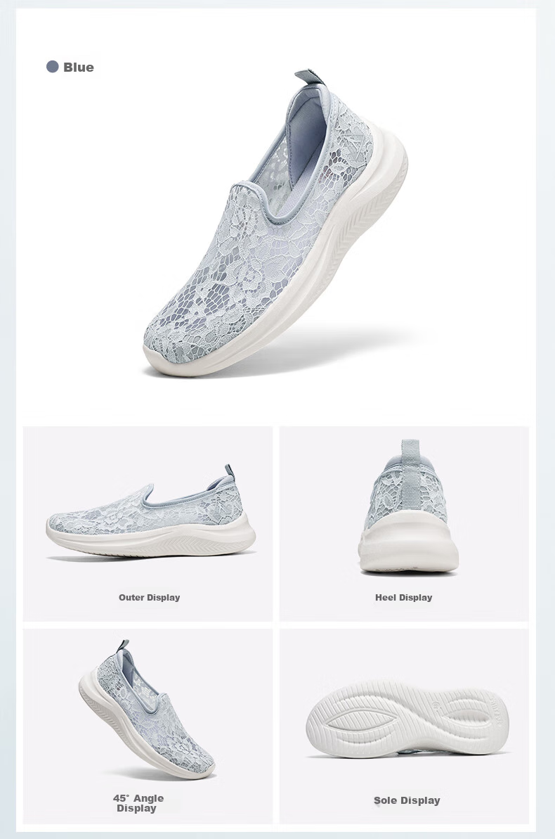 Zulijian Elderly Women's Shoes, Autumn 2026 New Style, Lace Mesh Mom Shoes, Middle-Aged And Elderly Breathable Non-Slip Casual Shoes 3
