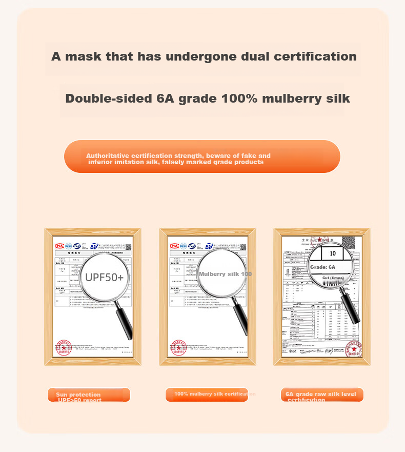 MOERCIAN 100% Silk Face Mask for Women, Sun Protection Mask, Mulberry Silk, 3D Shaped, Outdoor UV Protection Face Mask 4