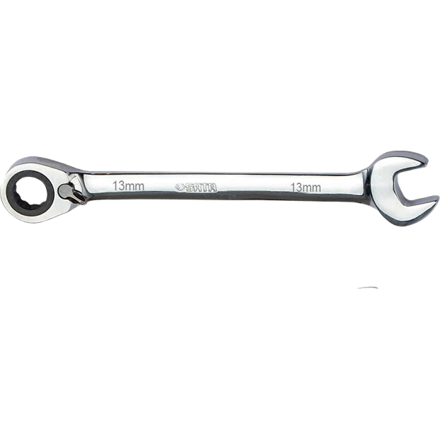 SATA Fully Polished Double-Ended Quick Wrench, 13MM, 46606