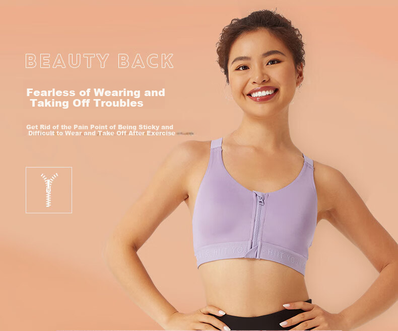 DECATHLON Women's Sports Bra, Wireless, Beautiful Back Design, WSCU Fashion Black, Size L, 2981225 3