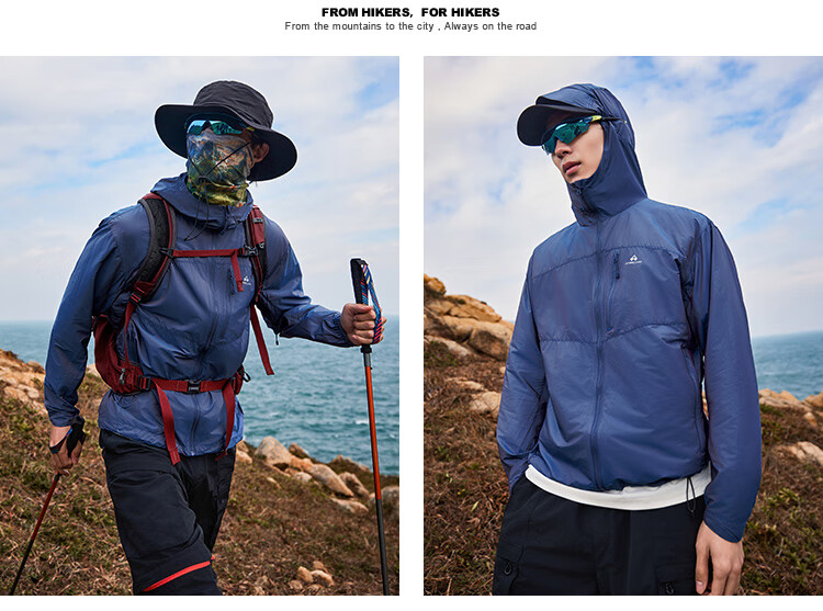 Pioneer Camp Turtle Sun Protection Jacket for Men, Summer Lightweight Sun-Protective Clothing, Outdoor Water-Repellent UV-Resistant Skin Coat, Loose-Fitting Outerwear 8