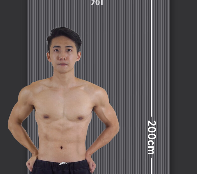 361° Men's Fitness Mat, Non-Slip Home Exercise Mat, Yoga Mat, Floor Mat, Soundproof, Shock-Absorbing, Extended to 2 Meters And Widened for Wome 4