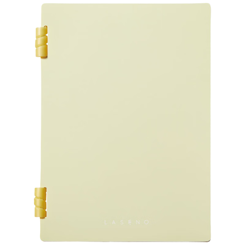 KINGJIM LASENO Spiral Notebook, Removable Pages, Error Correction Book, Business Office Notebook, Study Notebook for Postgraduate Students, Homework Book, A5 Size, Yellow, 9064-Y