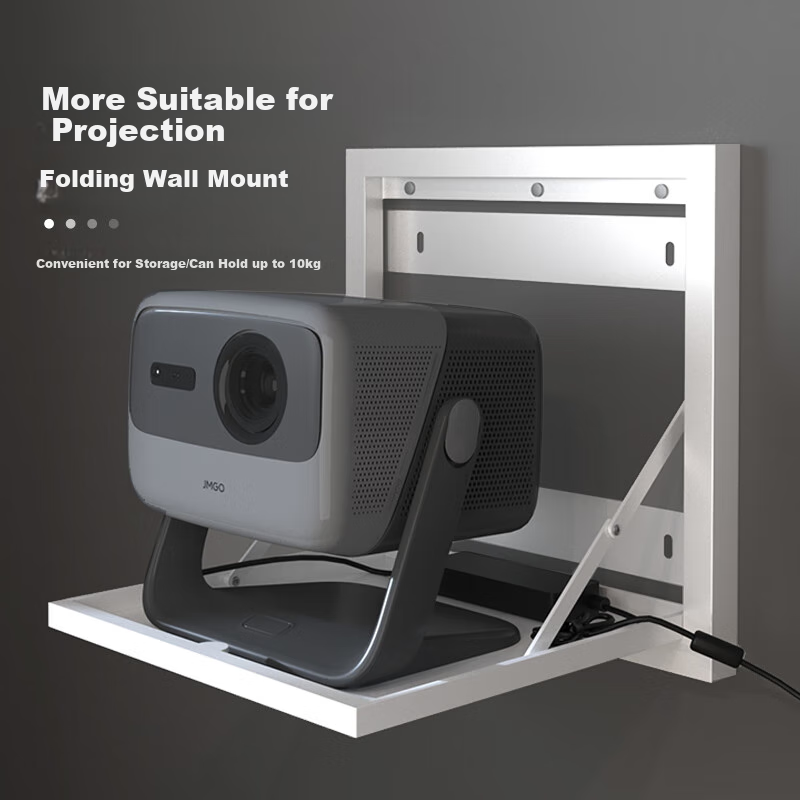 CINE Projector Wall Mount Bracket, Wall Tray Stand for XGIMI RS10 RS20, Jmgo N3, Dangbei X5S, Hisense C3S, Xiaomi 3, Epson, BenQ Projectors PB35T
