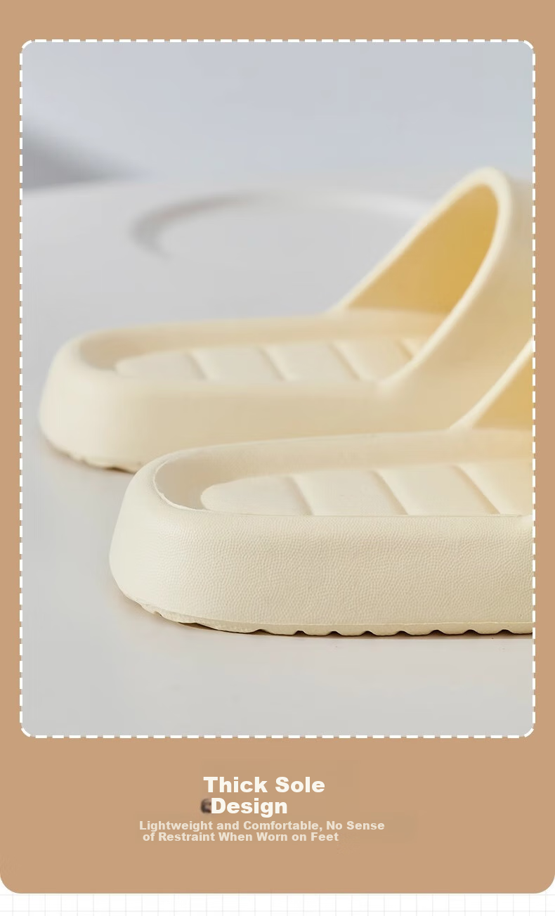 YUZHAOLIN Non-Slip Slippers for Women, Summer Bathroom Shower Home Sandals for Me 10