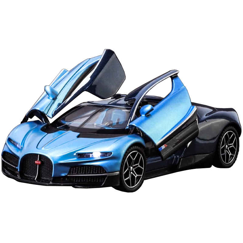 Chiyu Chewan 1:32 Bugatti Tourbillon Sports Car Toy Realistic Alloy Car Model Toy for Boys Gift 61