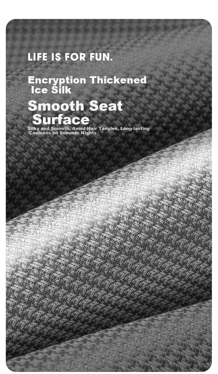 MINISO Ice Silk Mat Three-Piece Set Cooling Mat, Air Conditioning Mat for Summer, Foldable Mat, Dormitory And Home Use, Double Bed Size 1.5x2 Meters 11