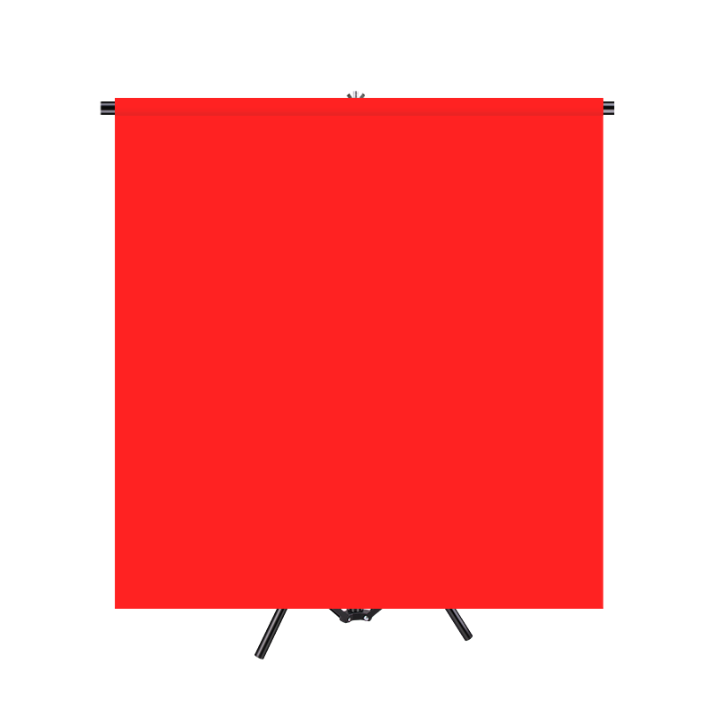 LATZZ 2x2m Red Photography Backdrop Thickened Solid Color Portable Photo Studio Background Cloth