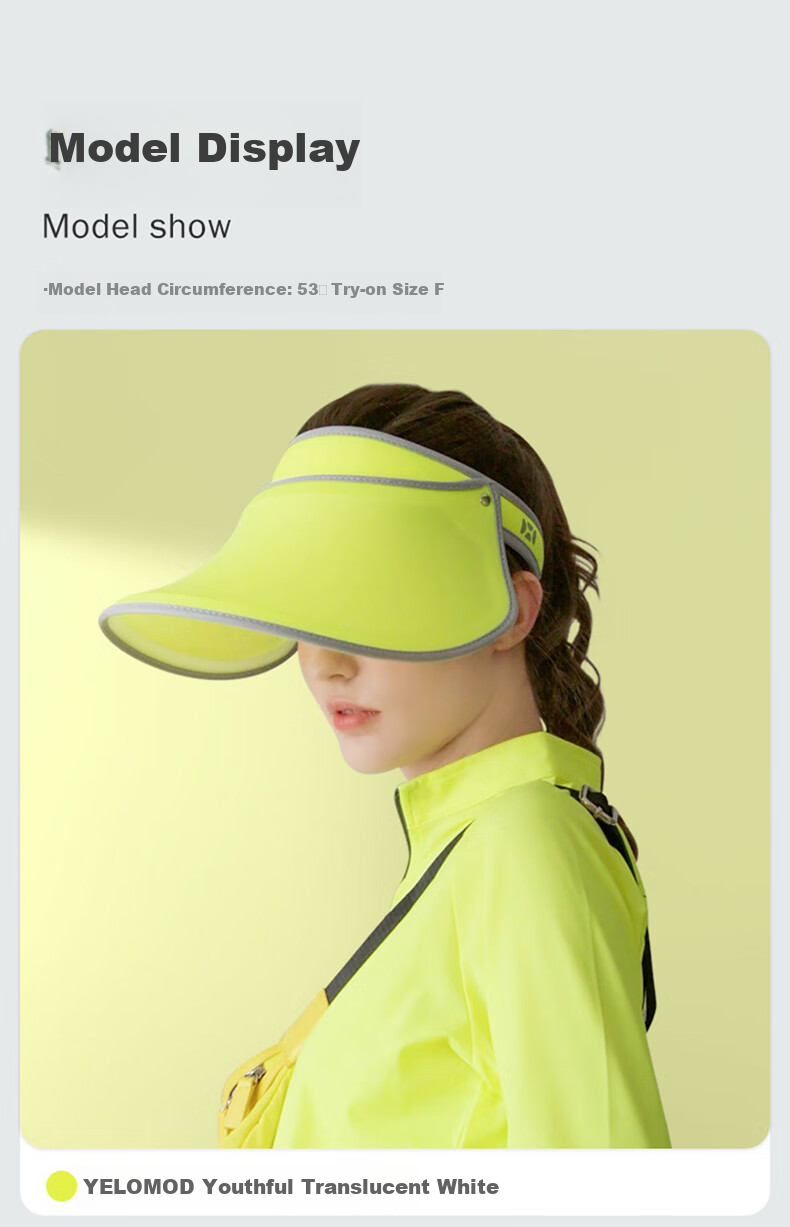 HOII Zhang Junbing Classic Sun Protection Hat, Retractable Sun Hat, Wide Brim, Skin-Friendly, Summer UV Protection, Red Style 10