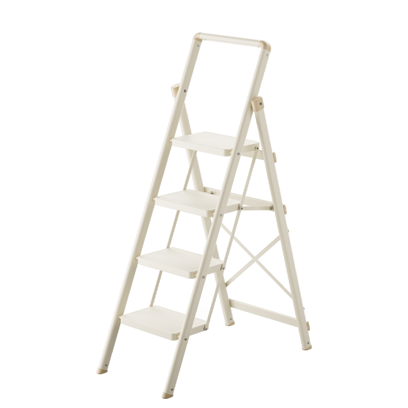 Kentai Household Ladder Folding Step Ladder Thickened Pedal Indoor Carbon Steel 4-Step F1-NB4