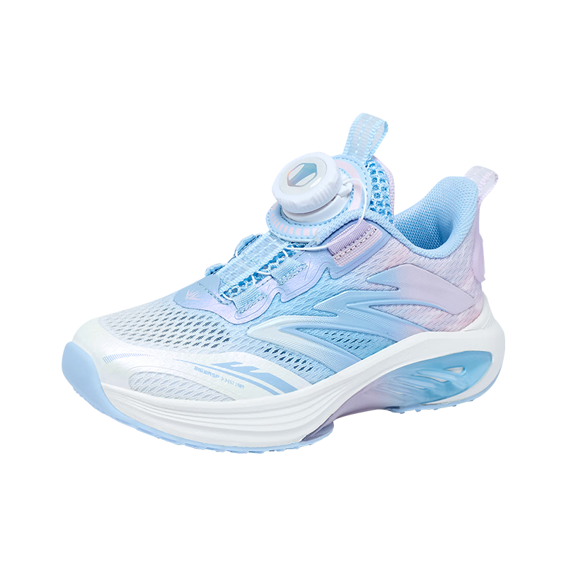 Bumblebee Girls' Sports Running Shoes Summer Single Mesh Casual Sneakers D112521068N Blue/Fresh Purple Size 38