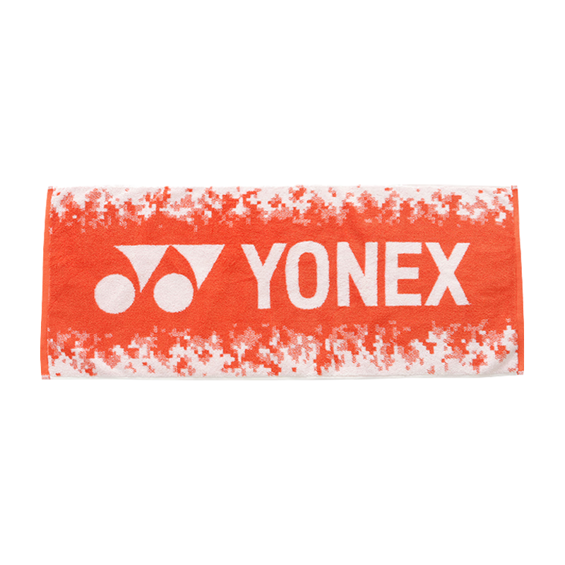 YONEX Sports Towel Pure Cotton Sweat-Absorbent Comfortable Running Towel Bath Towel AC1228CR Orange