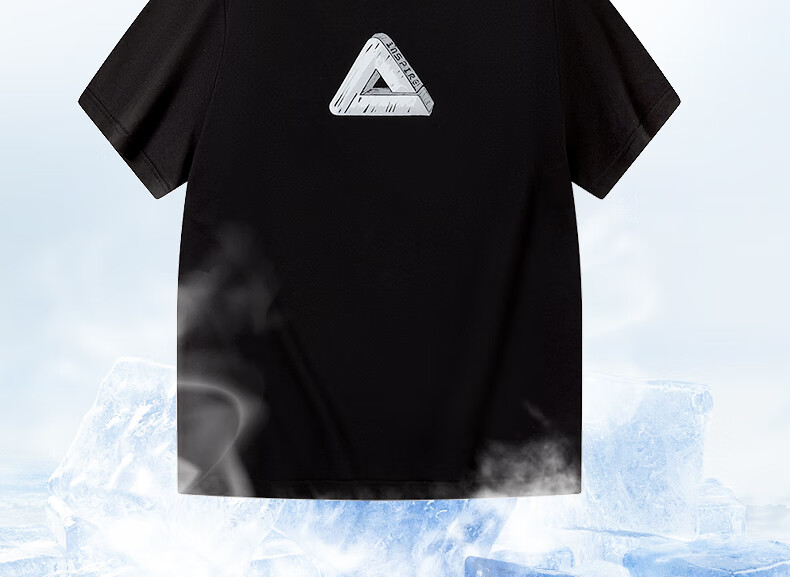 Peak Men's Summer Short Sleeve Ice Silk Breathable Cool Casual Loose Sports Outdoor Trendy Cotton T-Shirt DF652250 24