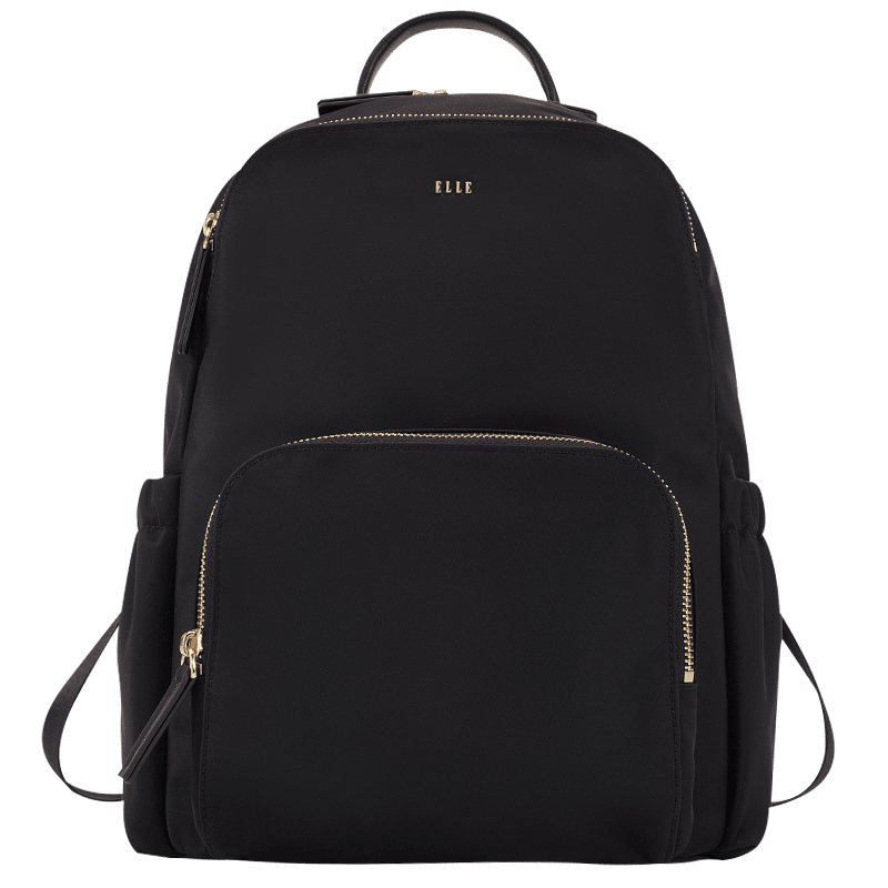 ELLE New Large Capacity Women's Backpack Laptop Bag, Birthday Gift, 24781 Black Upgraded Versio