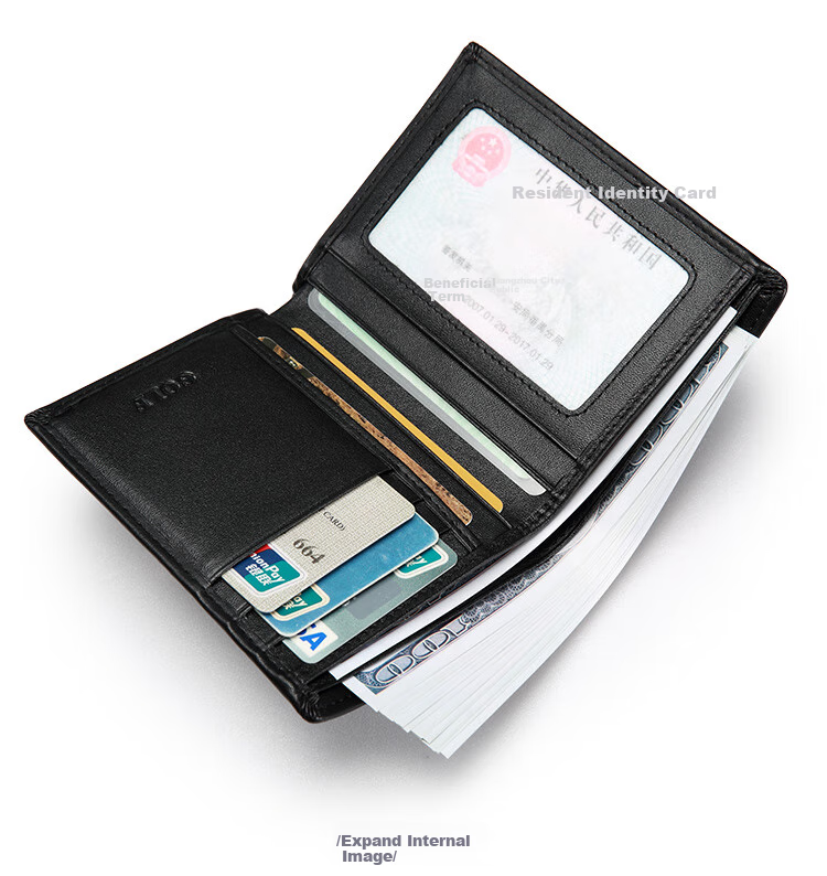 GOLF Men's Wallet, Vertical Style, Soft Leather Billfold, Multi-Card Slots, Bank Card Holder, Business Casual, Lightweight Coin Purse, Gift Box Packaging 14