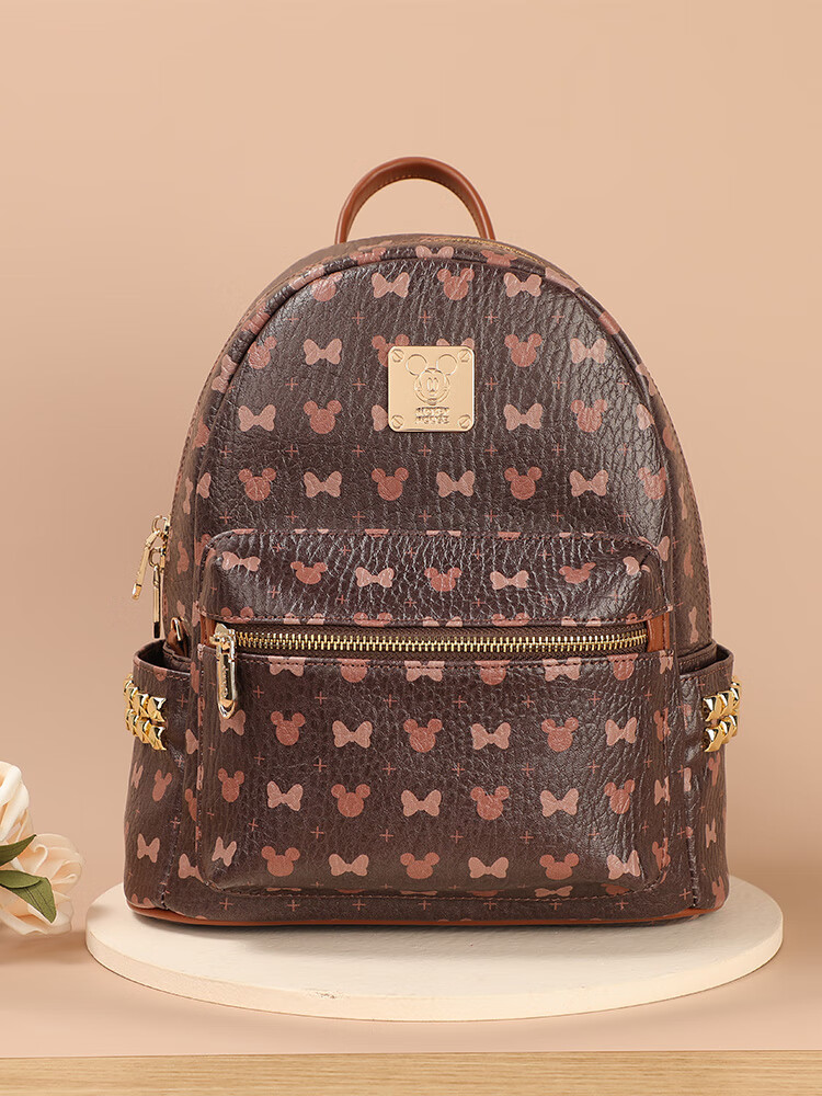 Disney Women's Backpack Fashionable Double Shoulder Bag Girls' Backpack Birthday Gift for Girls Gift Box Set 3