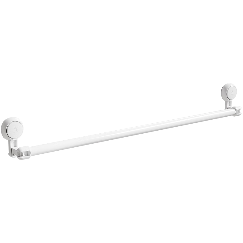Taili Cream Style Suction Cup Telescopic Single Rod Towel Rack No Drilling Bathroom Wall Shelf Toilet Towel Hanger