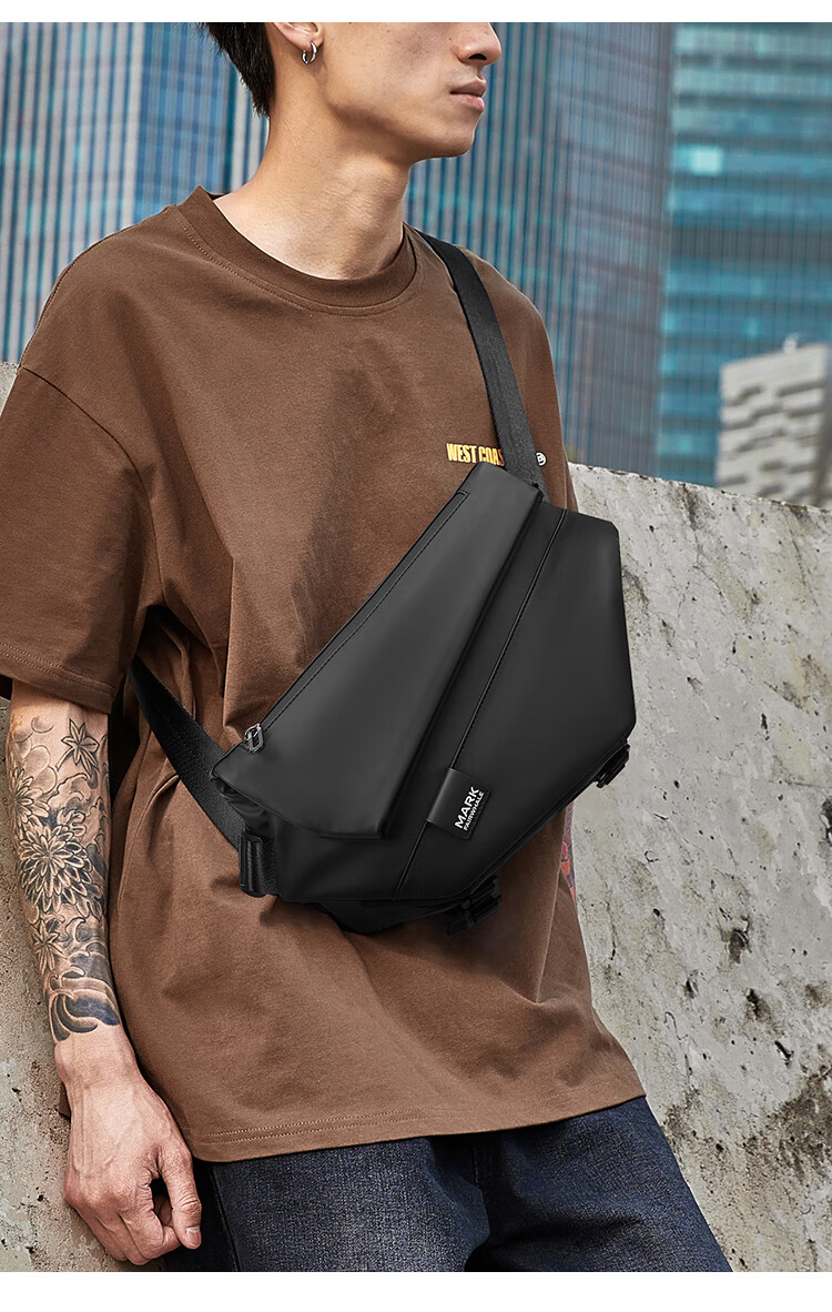 MARK FAIRWHALE 2026 New High-End Crossbody Bag, Shoulder Bag for Men, Large Capacity Messenger Bag, Chest Pack, Multifunctional Casual Satchel 2