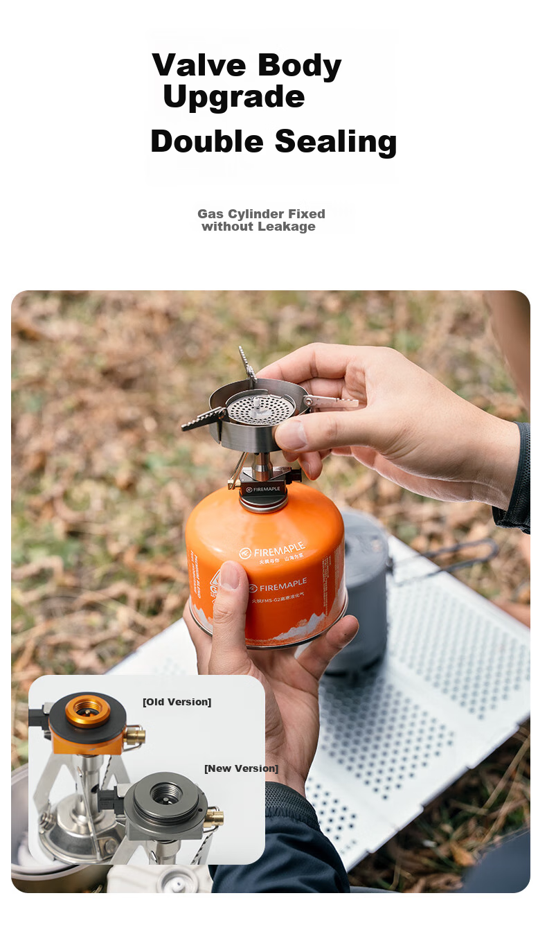 FIRE-MAPLE Integrated Gas Stove in Dark Gray, High-Altitude Cold-Resistant Gas Burner Head, Foldable Windproof Electric Ignition Gas Stove 7