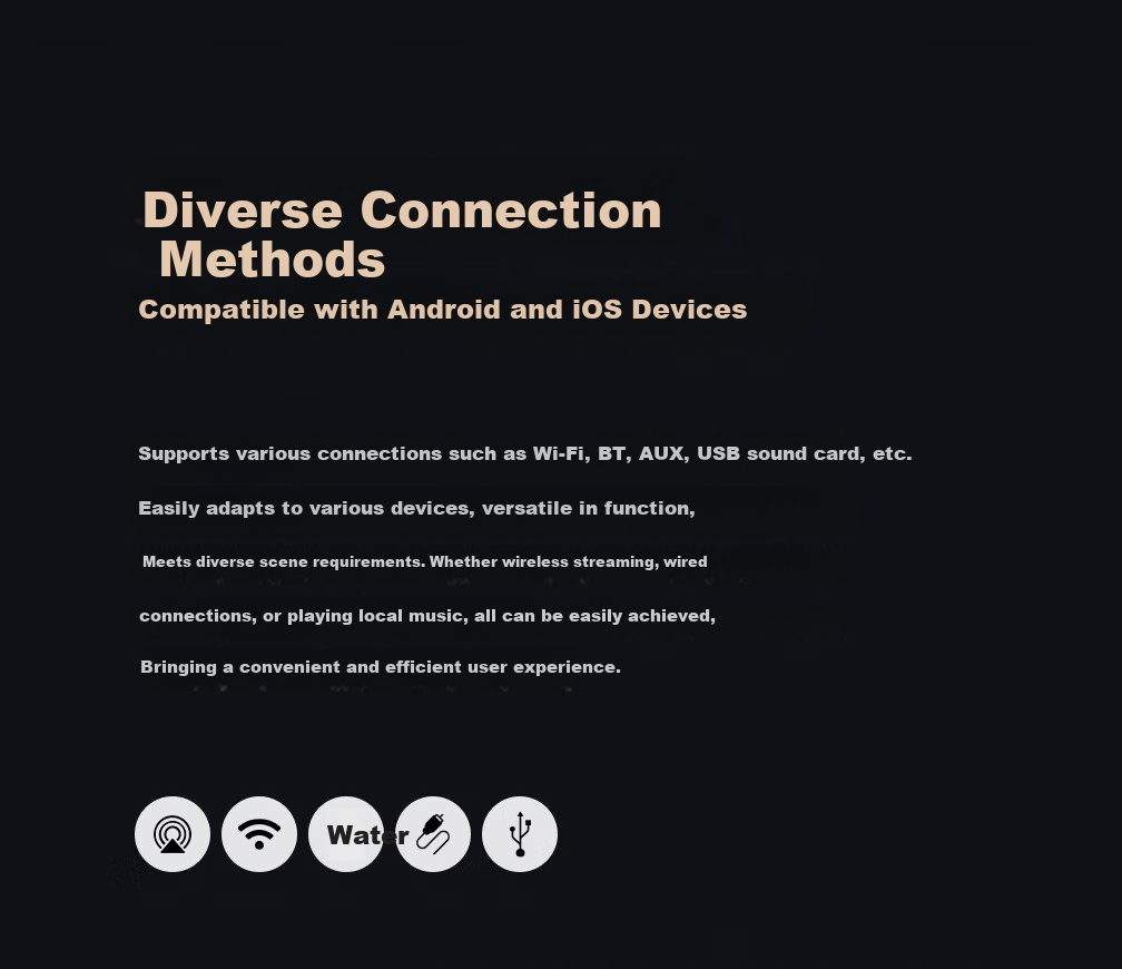 GIEC Q25 Speaker, WiFi Wireless Bluetooth, HiFi Audio System, Living Room Home Desktop Speaker, Combinable Home Theater, Multi-Room Connectivity, Lossless Sound Quality Premium Speaker 22