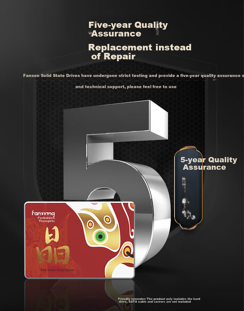 FANXIANG 4TB SSD Solid State Drive, SATA 3.0 Interface, High-Speed Read And Write, S103PRO Series 7